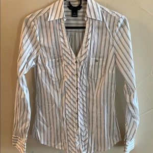 White House Black Market button down size 4